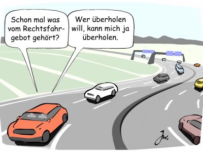 Ratgeber: Bitte rechts halten