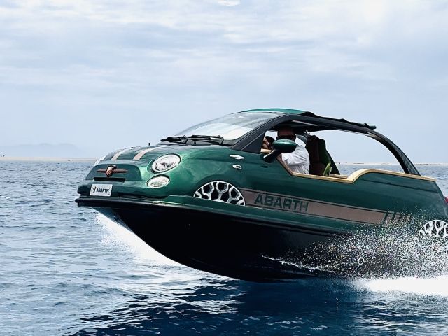 Mit dem Abarth auf  dem Wasser - Bild 1
