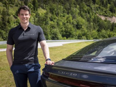 Lucid-Europachef Alexander Lutz: „Wir wollen das beste Auto der Welt bauen.“