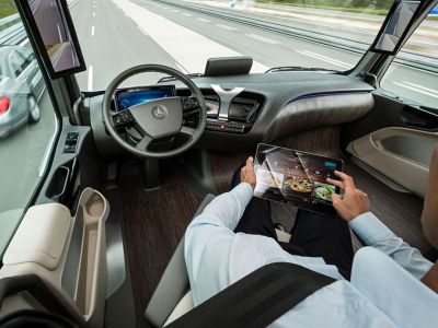 Continental-Mobilitätsstudie: Selbstfahrende Lkws erhalten Zuspruch 