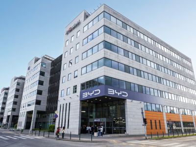 BYD plant Europazentrale in Budapest