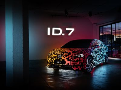 CES 2023: VW bringt den ID 7 zum Leuchten