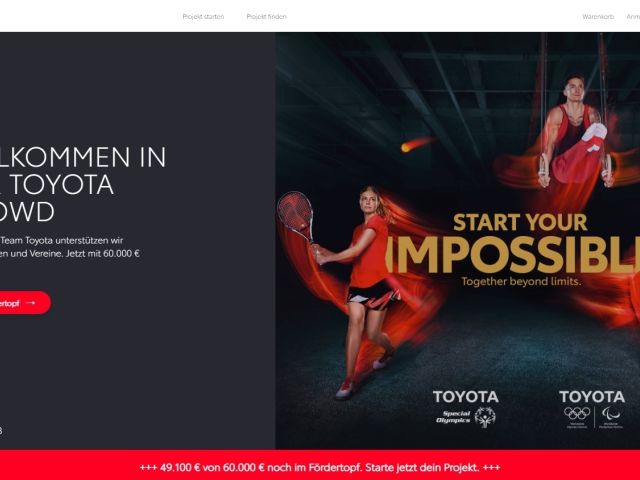 Toyota Crowd sammelt über zwei Millionen Euro - Bild 1