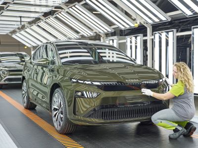 Skoda beginnt mit der Produktion des neuen Enyaq