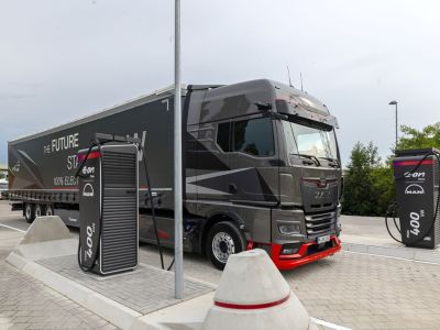 Eon und MAN treiben Lkw-Ladeinfrastruktur voran