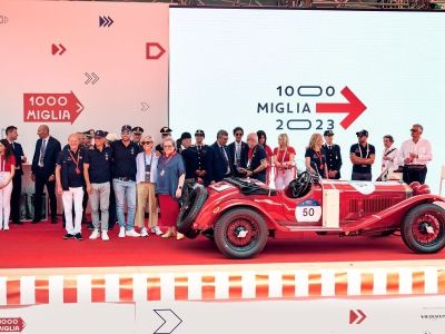 Bei der Mille Miglia geht es um Zehntel