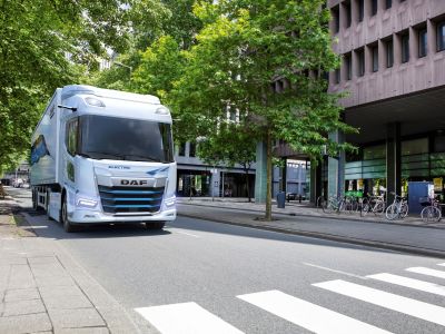 Großbritannien schickt Elektro-Lastwagen in den Fernverkehr