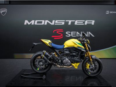 Ducati Monster erinnert an Ayrton Senna