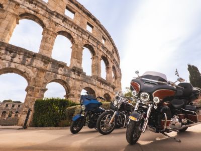 Die Harley-Gemeinschaft trifft sich in Kroatien