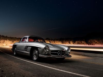 Drei millionenteure Mercedes-Benz 300 SL auf einen Schlag