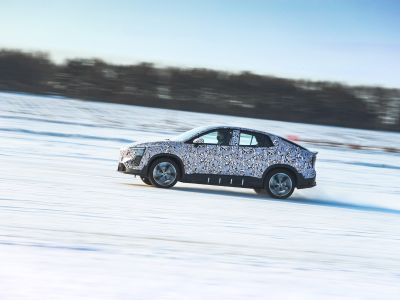 Der Aiways U6 muss sich in der Kälte bewähren