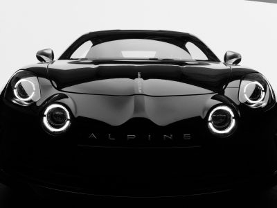 Alpine A110 S als Kunstwerk